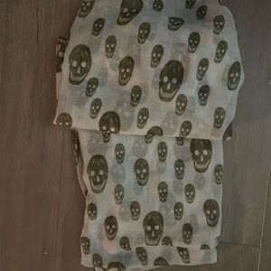 Skull Patterned Scarf